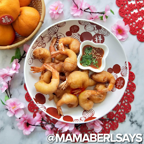 Extra Crispy Golden Brown Pan-fried Prawn Fritters