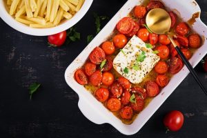 Trending Baked Feta Pasta with Cherry Tomatoes